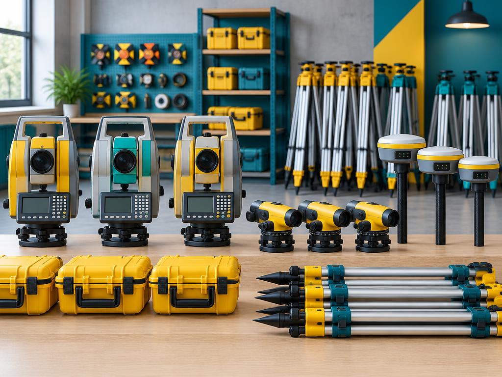 Locação de Equipamentos – Estações, níveis, GPS e drones